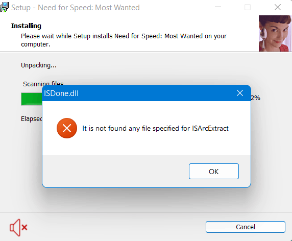 IsArcExtract Error, Something With Isdone.dll File While Installing ...