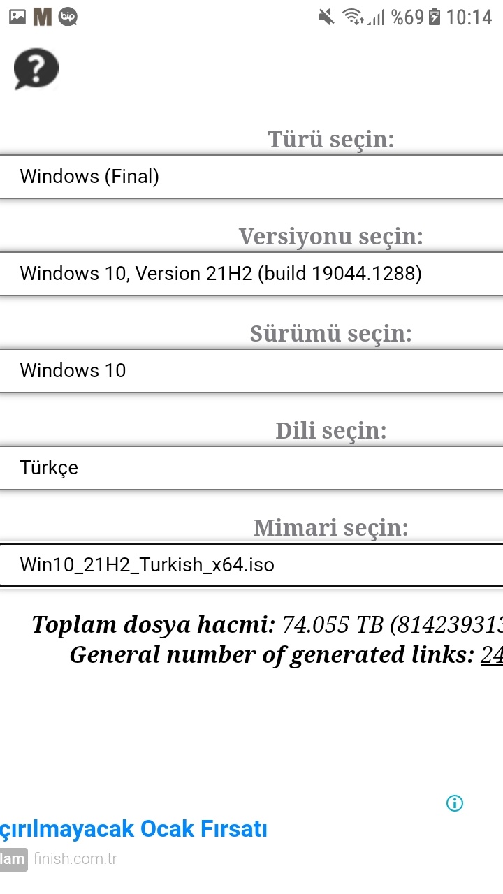 Windows 10 21h2 Sürüm Temiz Kurulum Için 64 Bit Turkish Iso Dosyası Microsoft Community 9467