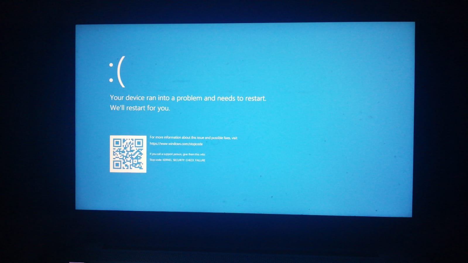 Error sending end of post message to me heci disabled proceeding