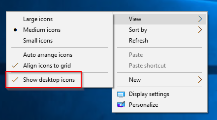 How do I get icons back on screen - Microsoft Community