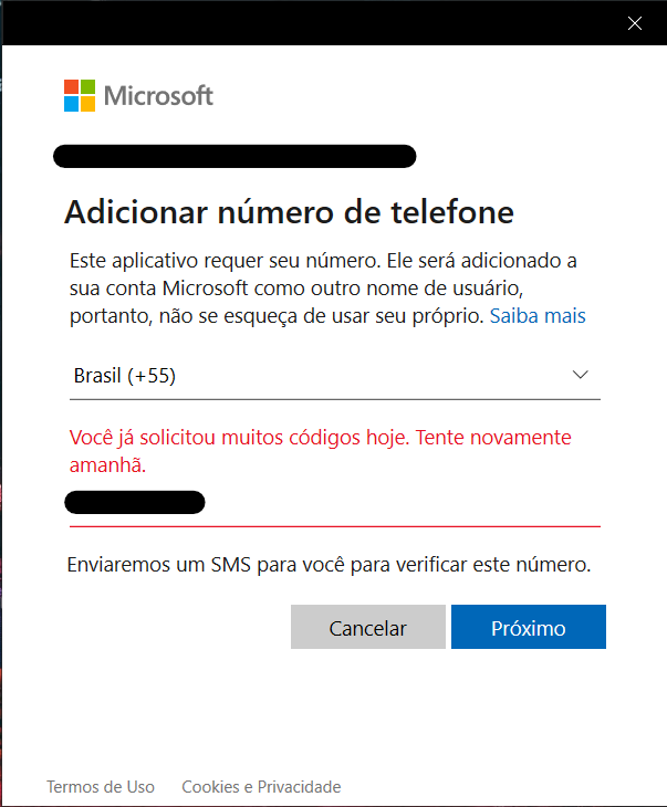 Tentativas de acesso a minha conta de vários países diferentes - Microsoft  Community