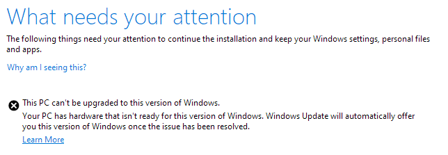 Can't Upgrade Windows 10 To Windows 11 - Microsoft Community