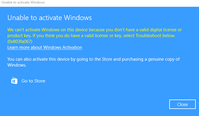 Windows not activated while signed in with Microsoft account ...