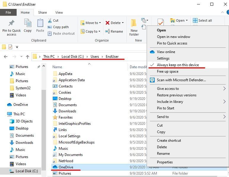 Using Onedrive offline Microsoft Community