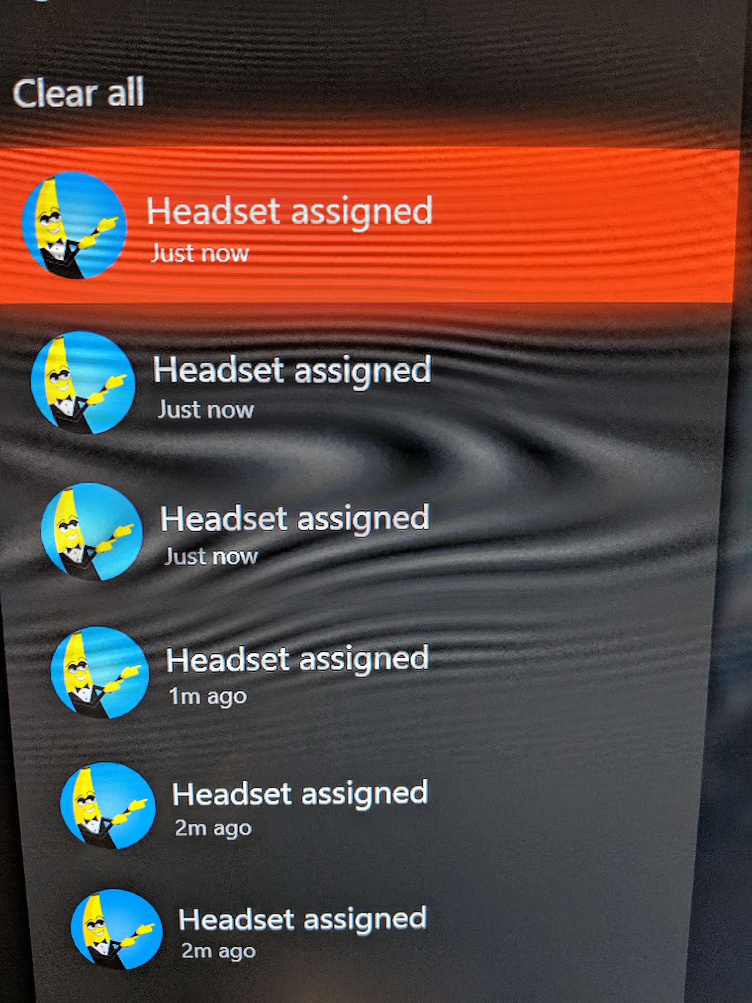 assigning headset to xbox one