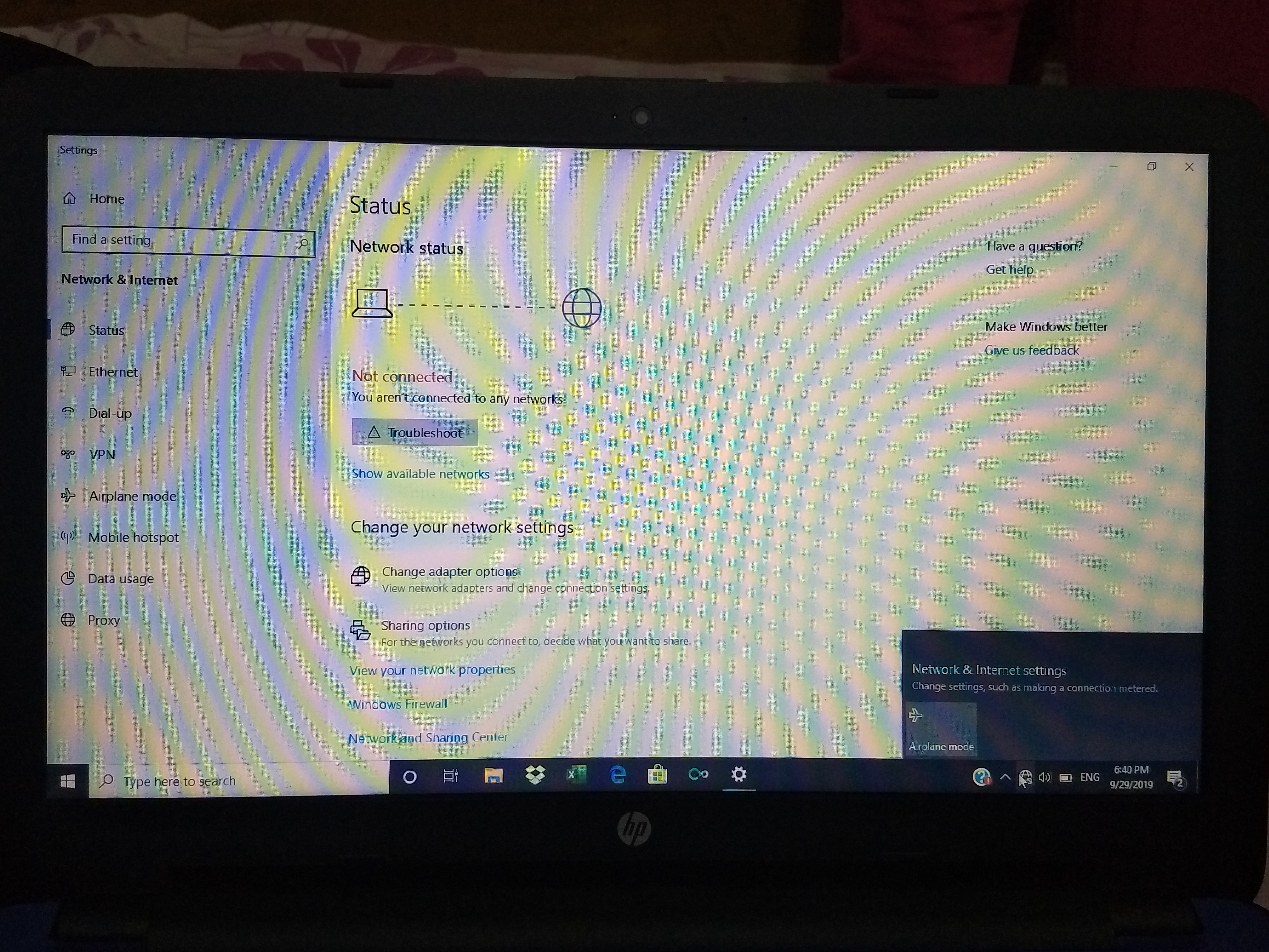 Zo snel als een flits Van God Frustratie There is no wifi option in my laptop - Microsoft Community