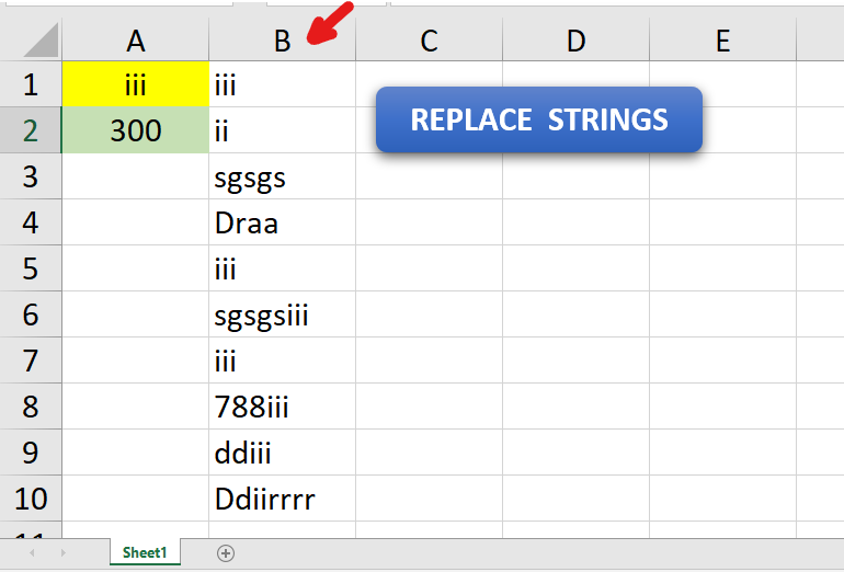 Excel Replacing Repeating Instances Of A Text String With A Series 4649