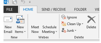webex meeting icon is not visible in outlook 2013 microsoft community