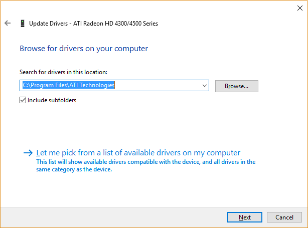 Amd hd 4500 2025 windows 10 driver