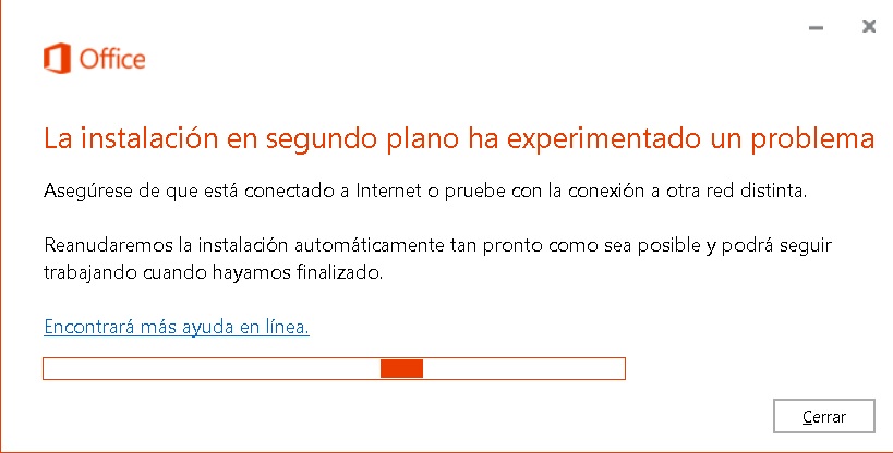 Office 365 - Error al instalar Office - Microsoft Community