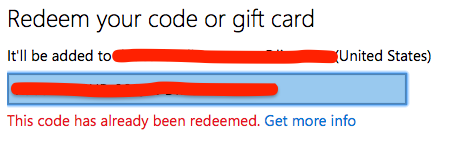 microsoft gift code