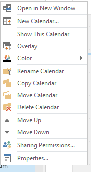 why is calendar permissions greyed out on outlook for mac 2016