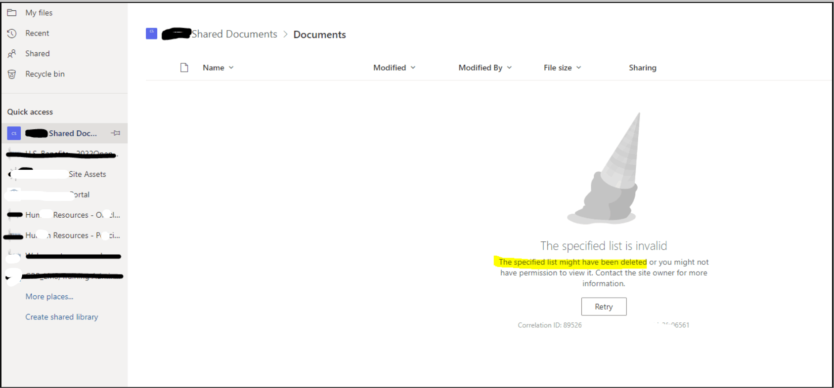 how-to-remove-an-inactive-site-from-my-onedrive-quick-access