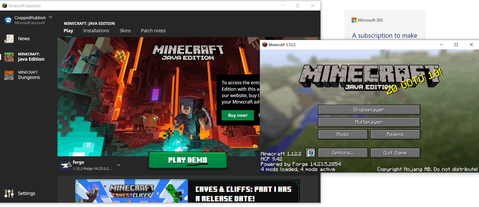 MINECRAFT 1.12.2 RELEASED