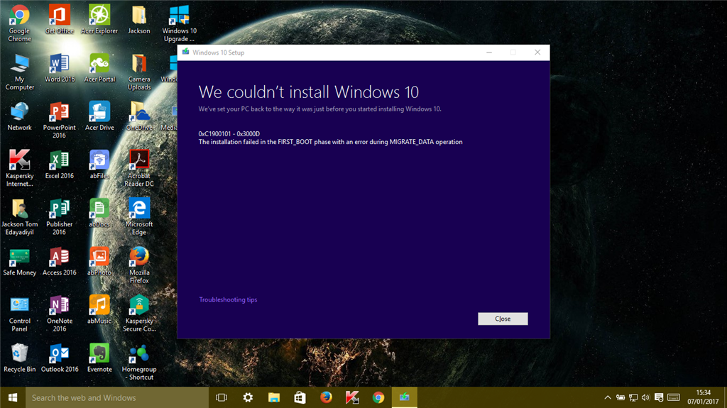 Windows 10 Updating To Anniversary Update - Microsoft Community