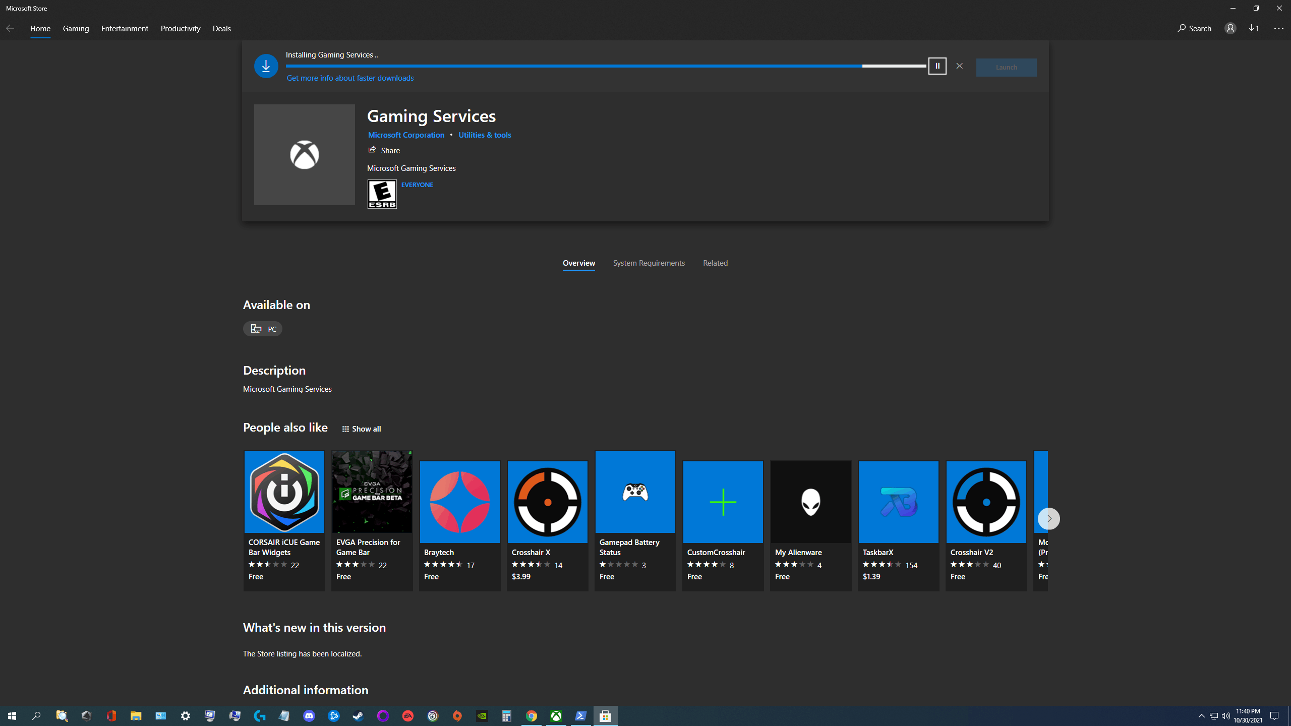 CORSAIR iCUE Game Bar Widgets - Microsoft Apps