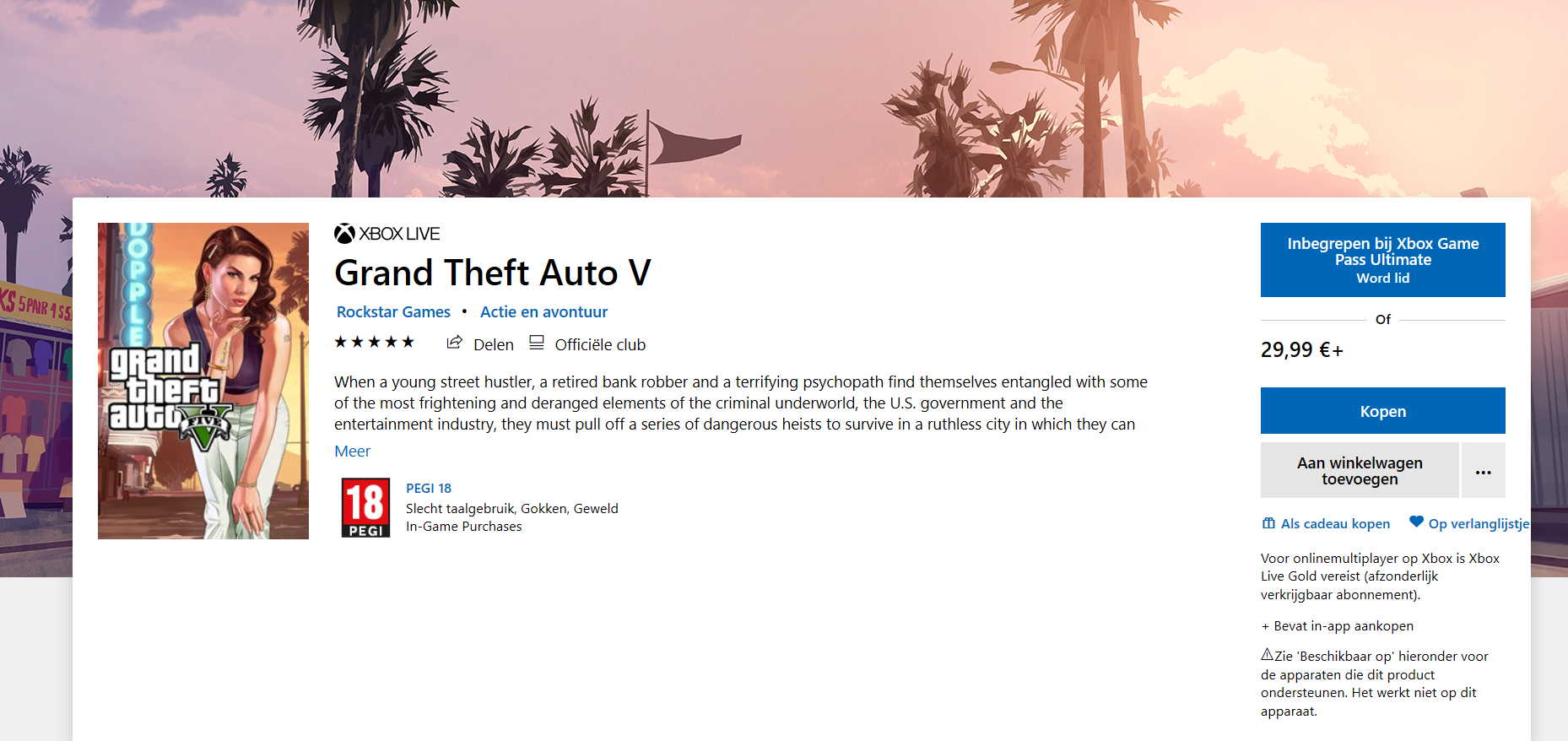 Gta v on on sale microsoft store