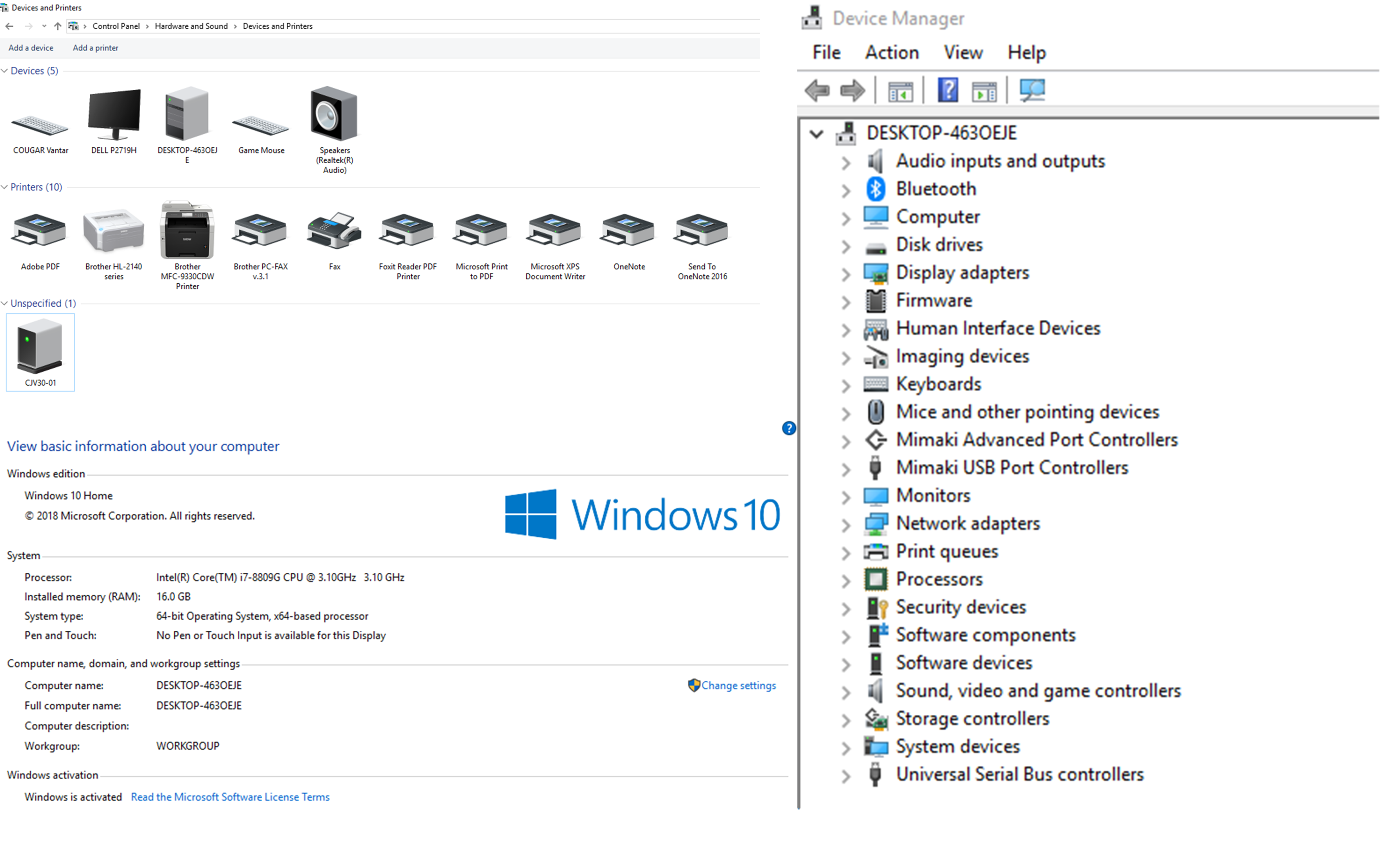 Usb Printer As Unspecified Device Microsoft Community