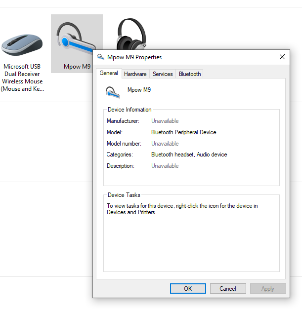 bluetooth headset windows 10 no mic