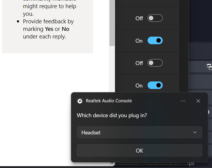 Windows 11 Recognizing headphones but not microphone Microsoft Community