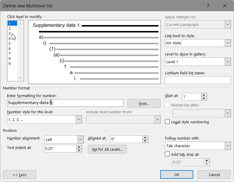 Numbering After Heading Text - Microsoft Community