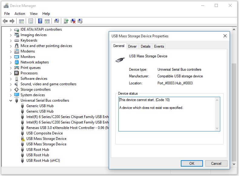 Usb Device Not Recognized One Of The Devices Attached To Microsoft Community