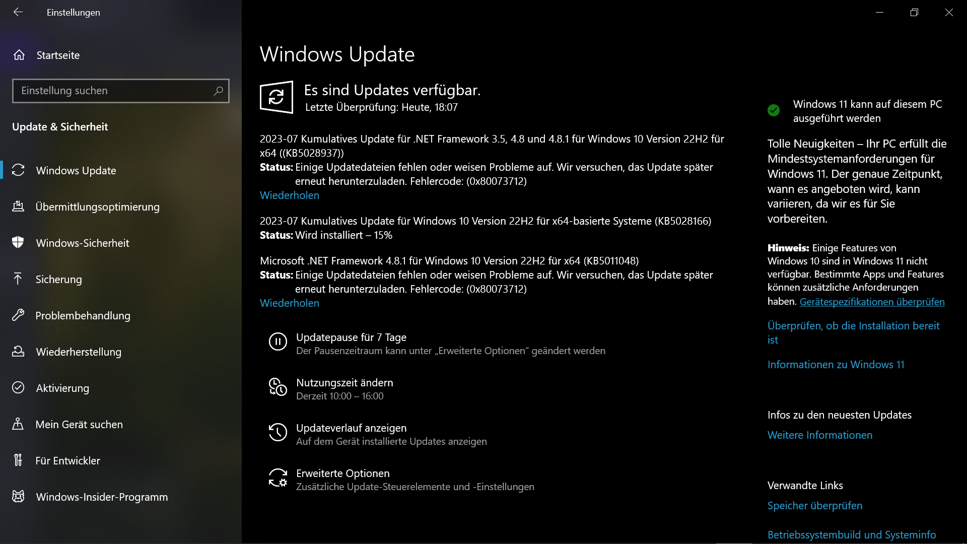 Windows Updates können nicht installiert werden - Microsoft Community