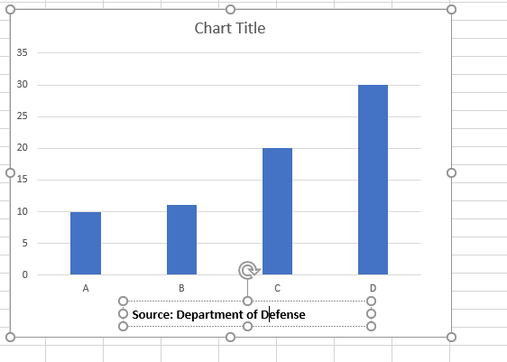 Adding a source/reference line to a chart in PowerPoint - Microsoft ...