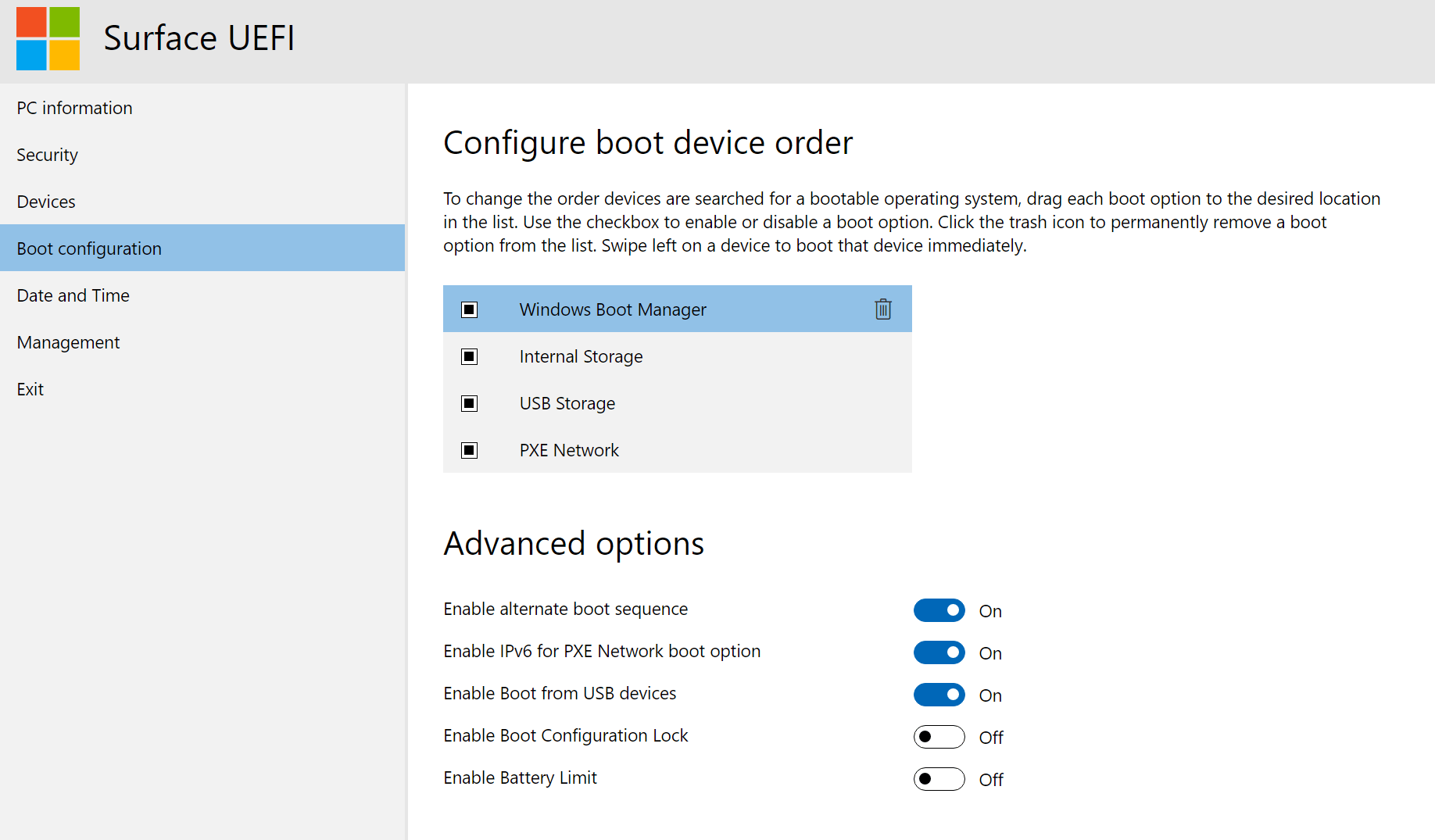 Surface pro 7 won't find Boot Config - Microsoft Community