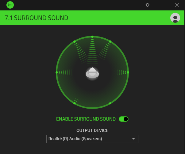 Razer kraken x online surround sound