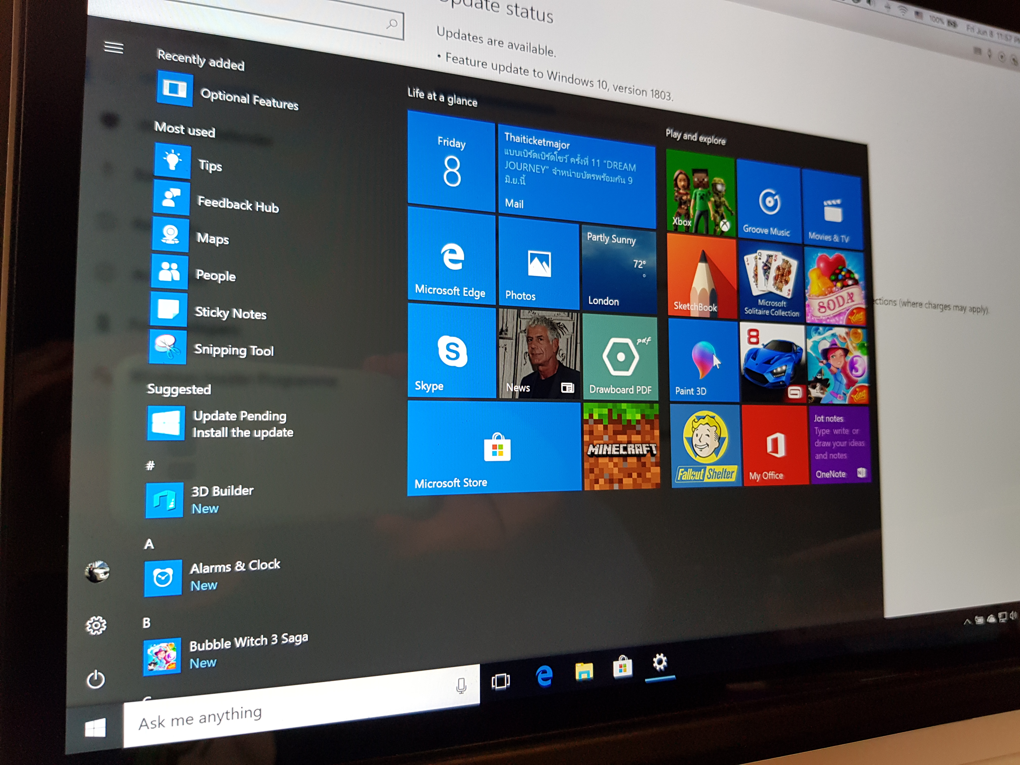 windows 10 start menu tile category? - Microsoft Community