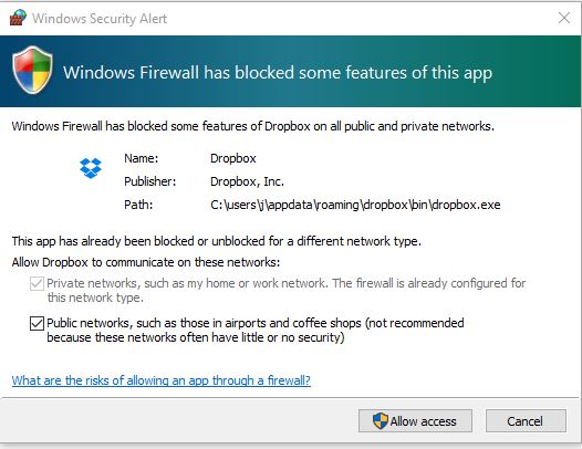 Windows Firewall Blocked Apps On Windows 10 Microsoft Community