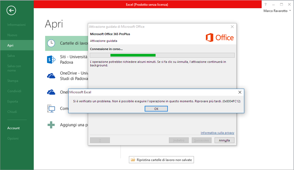 Licenza Office 365 ProPlus con Università - Microsoft Community