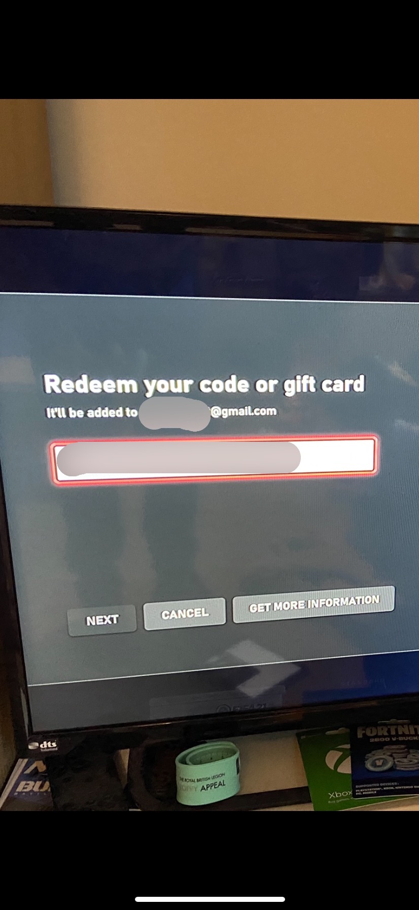 Can you use xbox gift deals cards to buy v bucks