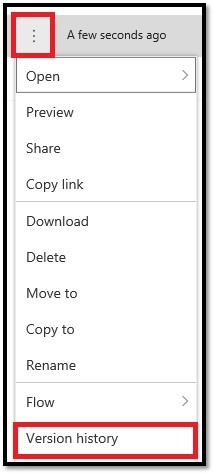 Versions In OneDrive For Business - Microsoft Community