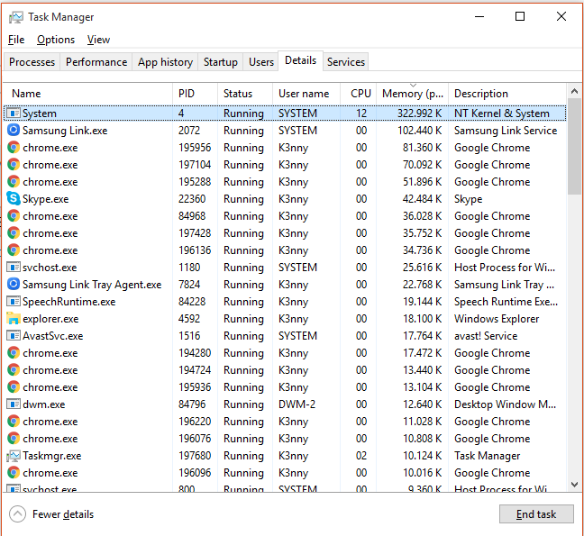 Nt kernel system грузит систему windows 7