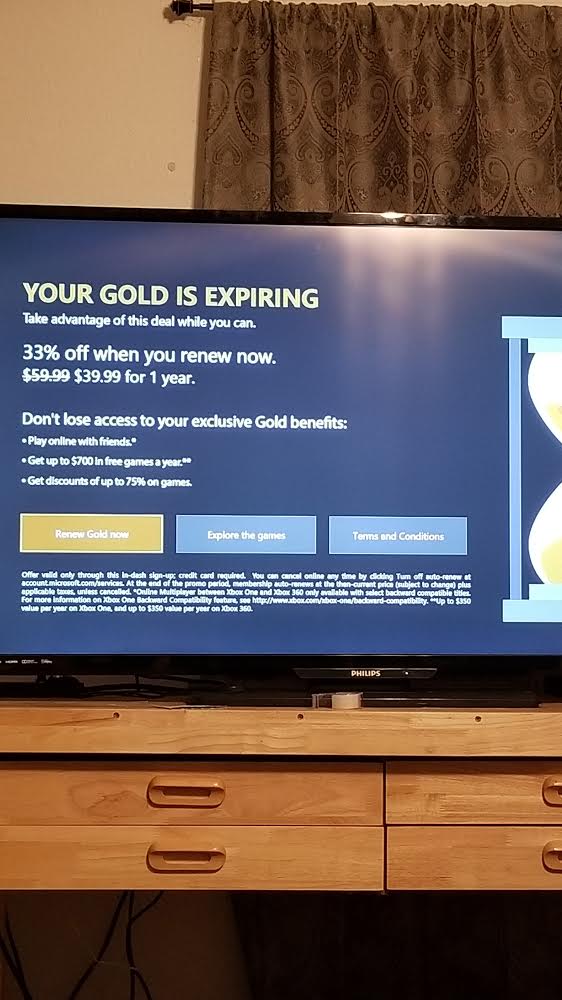 xbox gold promotion