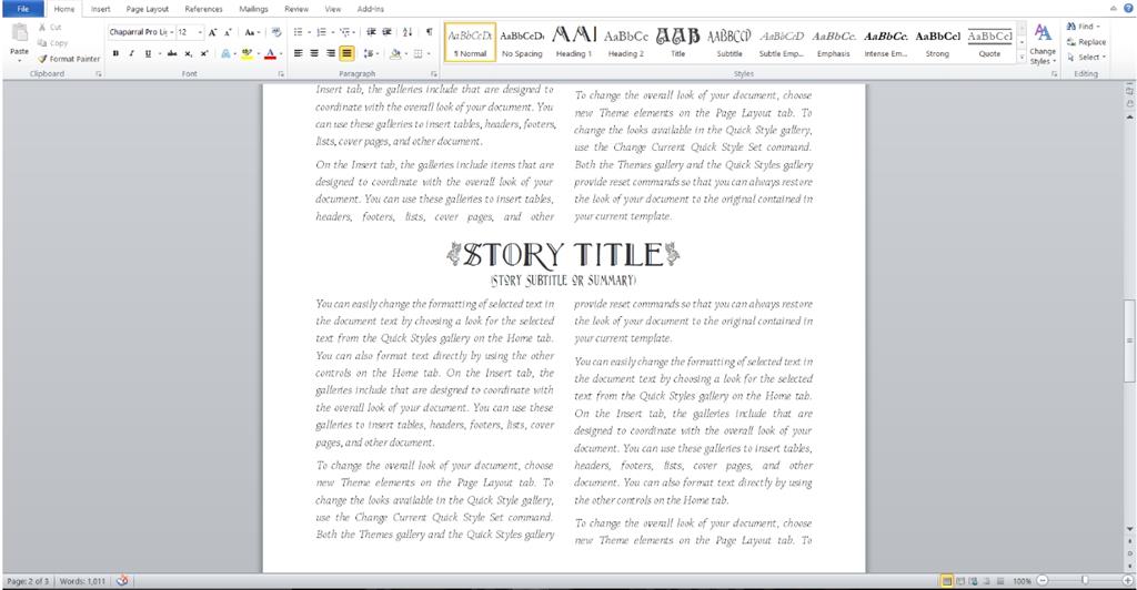 Microsoft Word Style Templates Microsoft Community