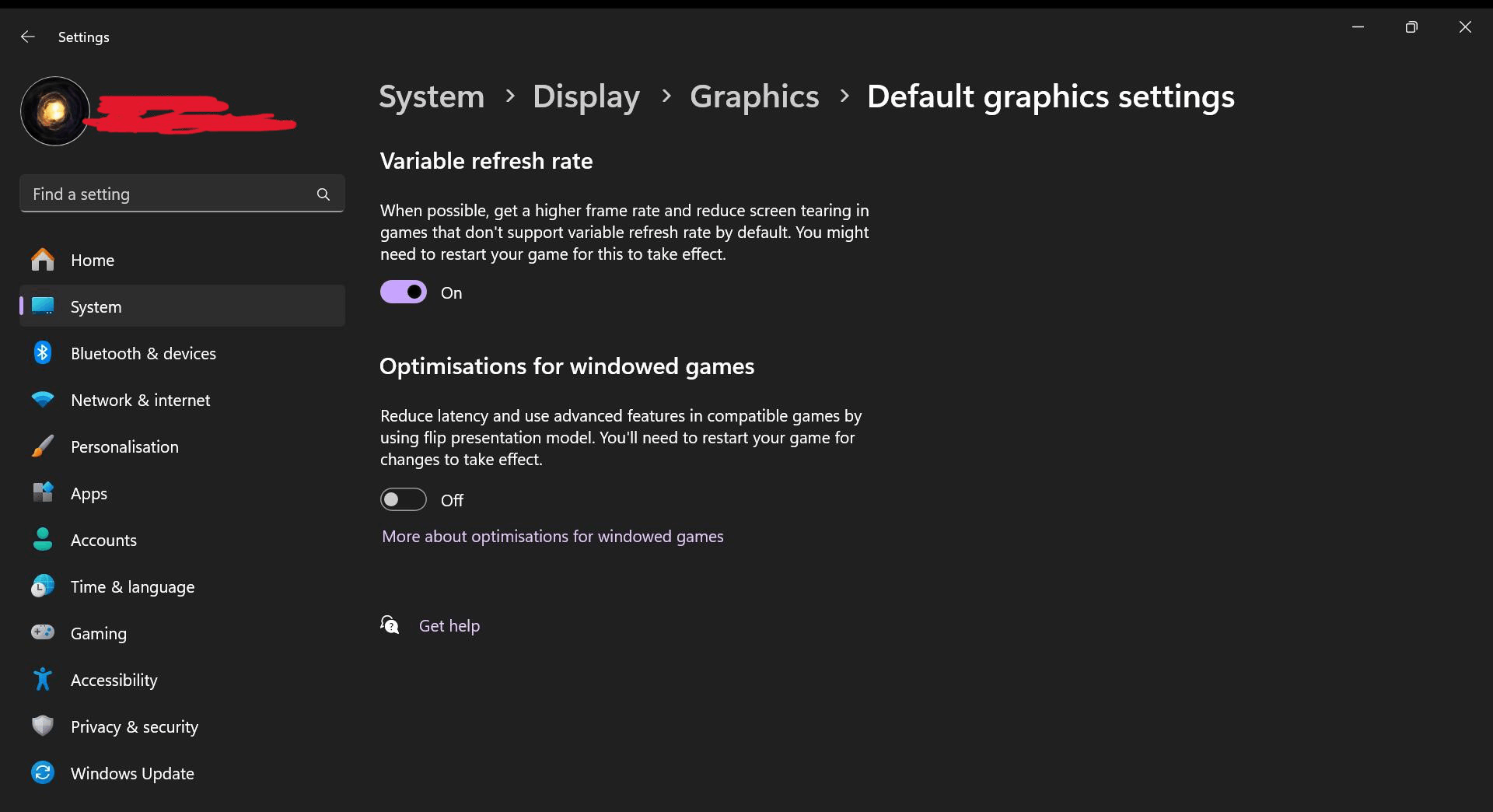 Hardware accellerated GPU scheduling missing from Windows 11 