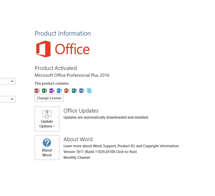 Update for microsoft office 2016 можно удалить