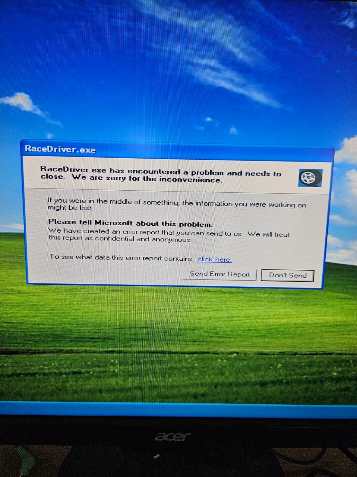 Trying to play games on Windows XP but games keep crashing - Microsoft  Community