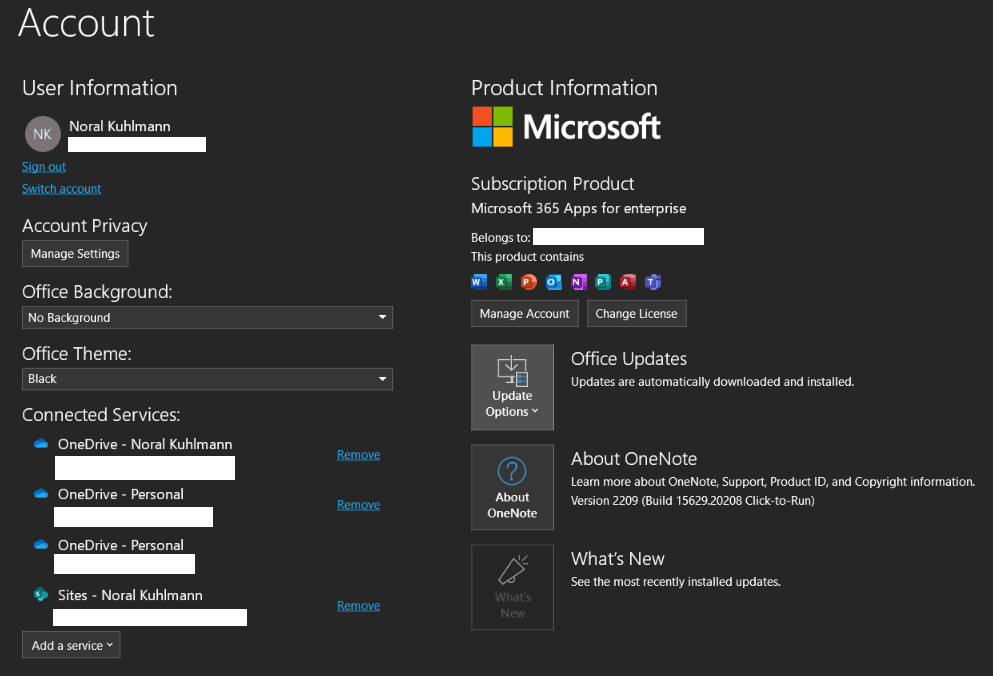 Microsoft OneNote error when exporting OneNote package: 