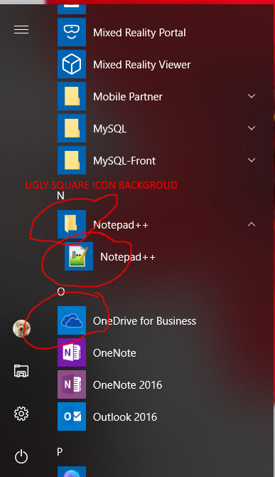 windows uninstall icon