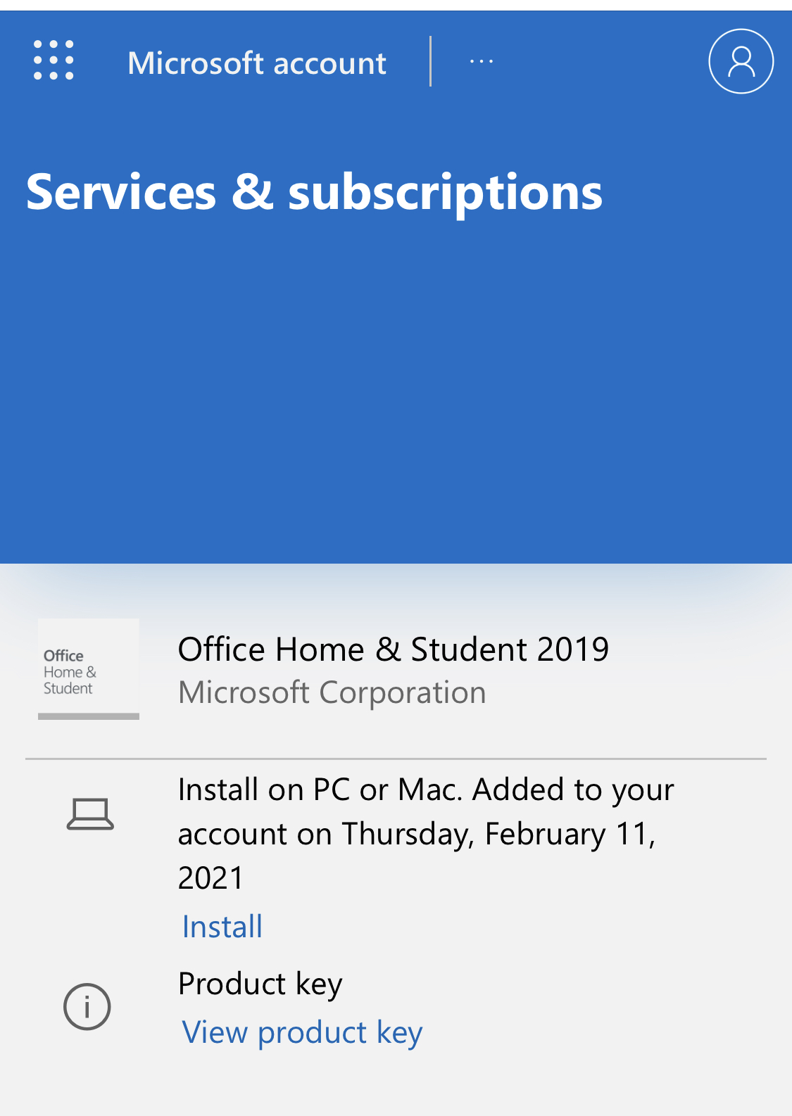 Office 2019 Microsoft Office per Mac Office