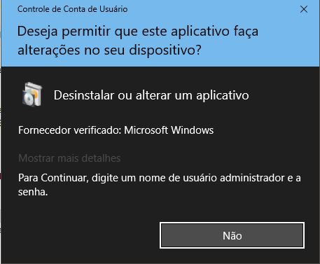 O Windows 10 me diz para usar um aplicativo verificado pela Microsoft