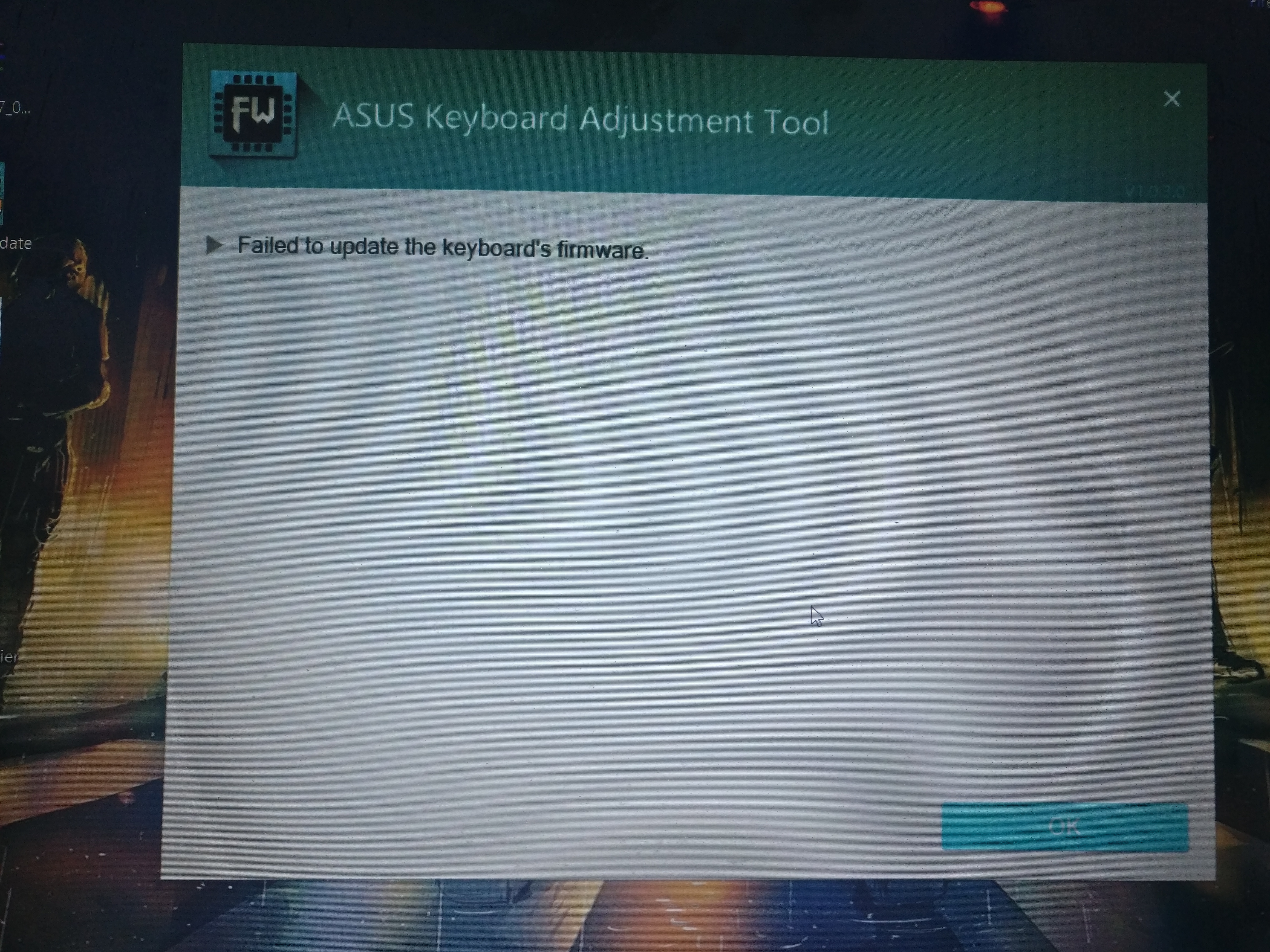 Asus keyboard adjustment tool v. 1030