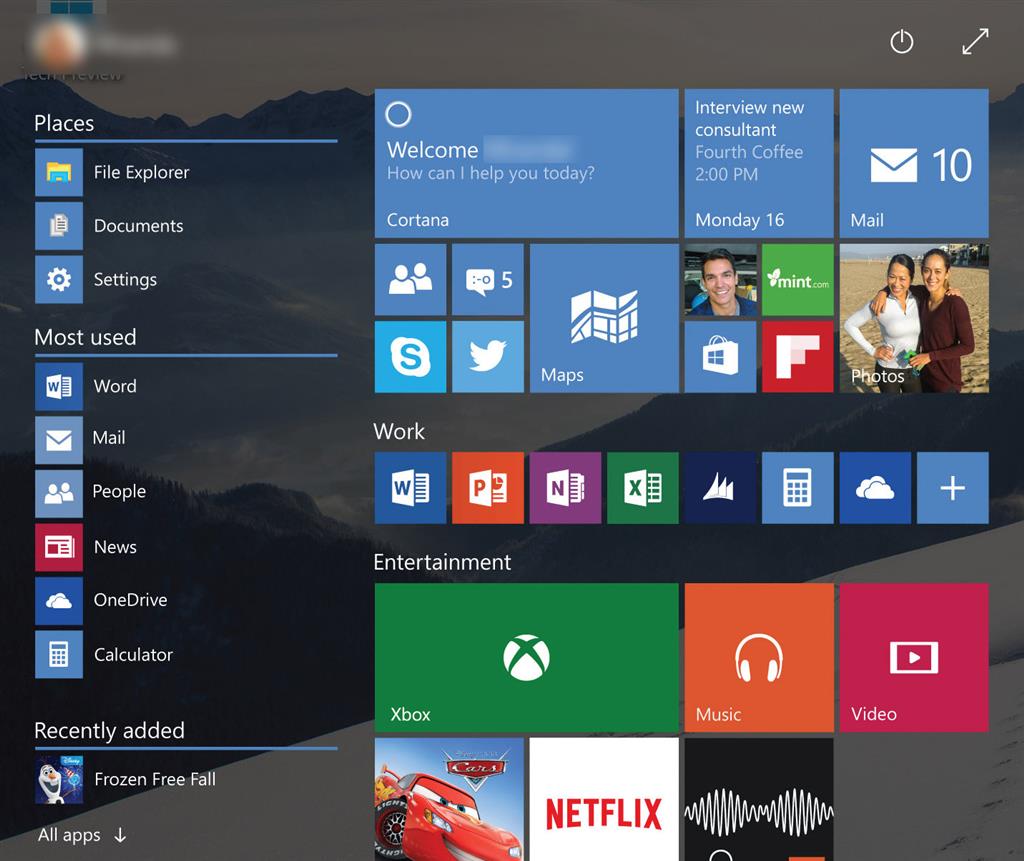 My Windows 10 Start Menu is different! - Microsoft Community