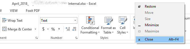 نتيجة بحث الصور عن ‪excel close file‬‏