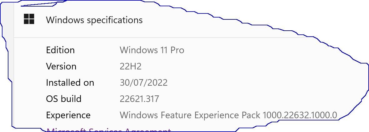 KB5016632: Cumulative Update For Windows 11 V 22H2 RP Build(22621.382 ...