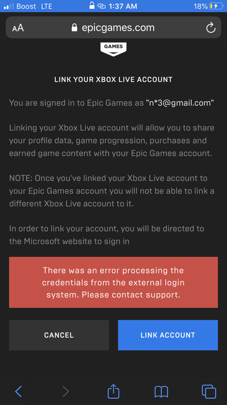 Linking Xbox Account To Epic Games Account Microsoft Community